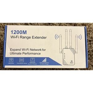 2.4G/5G Dual Band WiFi Repeater 1200Mbps WIFI Range Extender Wifi Signal Booster